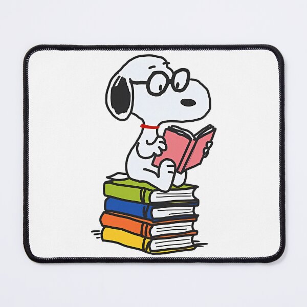 Item preview, Bookworm Snoopy designed and sold by PlasticandyShop.