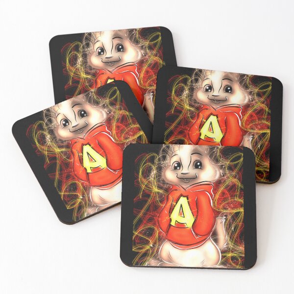 Item preview,  cute glowing chipmunk red hoodie cartoon desing digital artwork designed and sold by Jay21743ori.