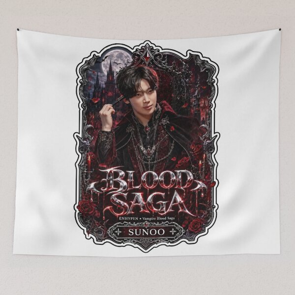 Artikelvorschau, ENHYPEN Sunoo Blood Saga Welttournee Mystic Vampire Fan Art entworfen und verkauft von Valeree Store.