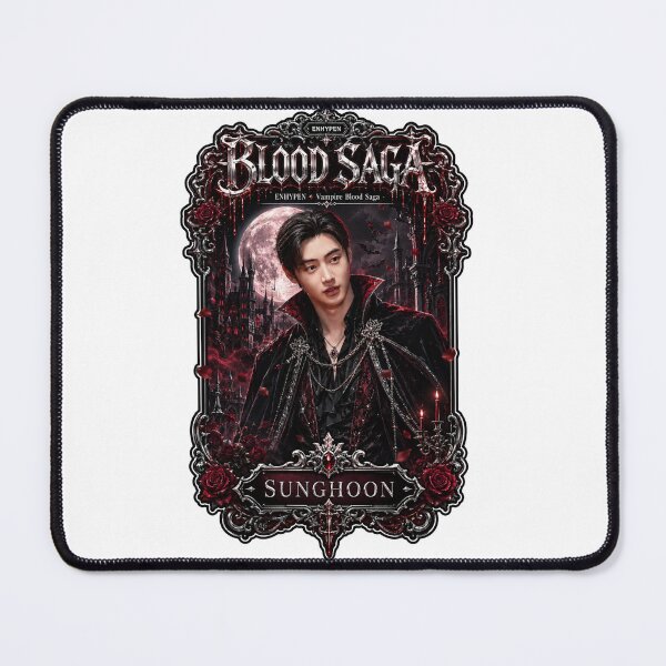 Item preview, Fanmade Sunghoon ENHYPEN Blood Saga Silver Gothic Merch designed and sold by Valeree Store.