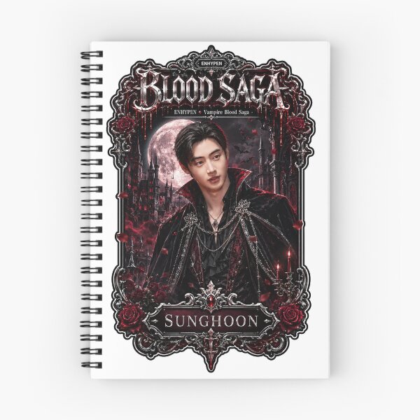 Item preview, Fanmade Sunghoon ENHYPEN Blood Saga Silver Gothic Merch designed and sold by Valeree Store.