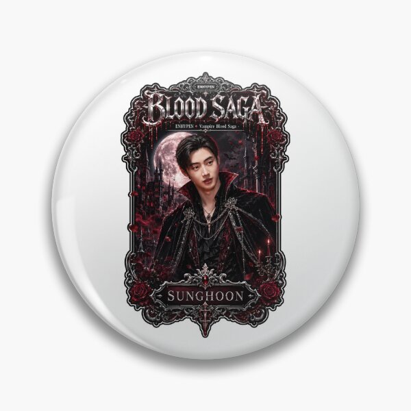 Item preview, Fanmade Sunghoon ENHYPEN Blood Saga Silver Gothic Merch designed and sold by Valeree Store.