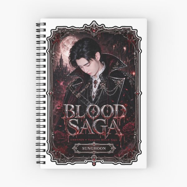 Item preview, ENHYPEN Sunghoon Blood Saga Tour Ice Vampire Fan Art designed and sold by Valeree Store.