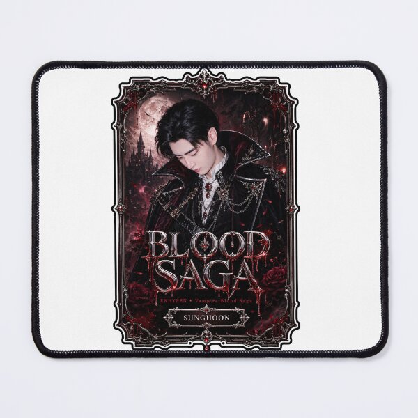 Item preview, ENHYPEN Sunghoon Blood Saga Tour Ice Vampire Fan Art designed and sold by Valeree Store.