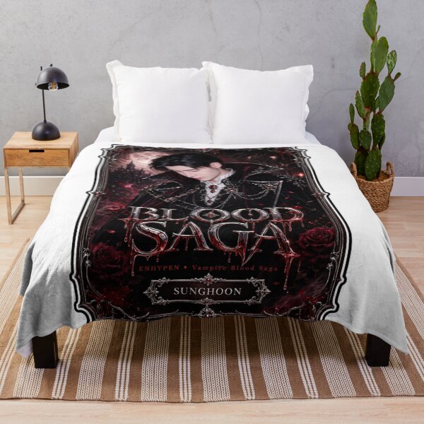 Item preview, ENHYPEN Sunghoon Blood Saga Tour Ice Vampire Fan Art designed and sold by Valeree Store.
