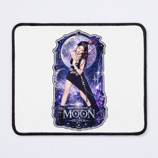 Item preview, BABYMONSTER Rora Blue Moon Vampire Vocal Fan Art designed and sold by Valereekmerch.