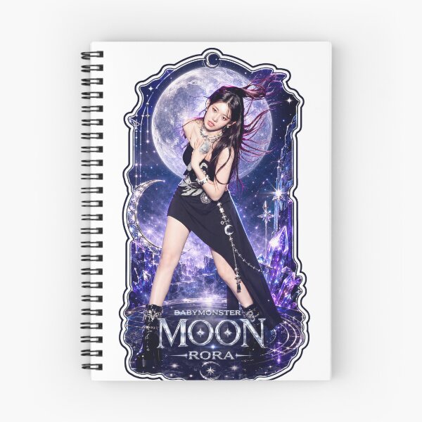 Item preview, BABYMONSTER Rora Blue Moon Vampire Vocal Fan Art designed and sold by Valereekmerch.