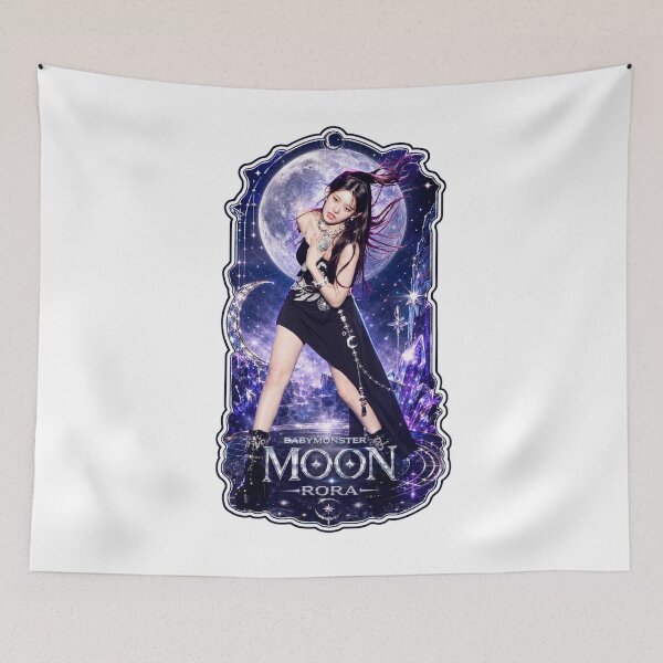 Item preview, BABYMONSTER Rora Blue Moon Vampire Vocal Fan Art designed and sold by Valereekmerch.