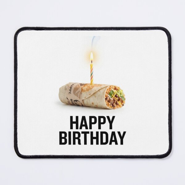 Item preview, Burrito birthday cake funny prank meme gift weird designed and sold by CheeseBlueprint.