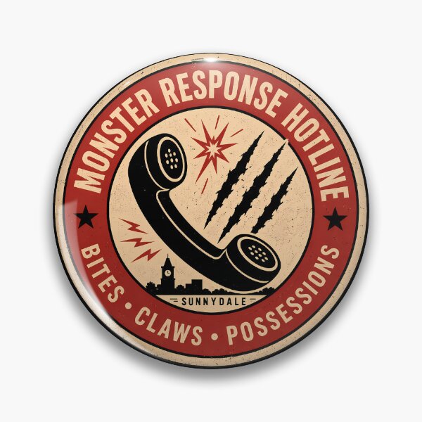 Item preview, Sunnydale Monster Response Hotline Sticker designed and sold by agearb.
