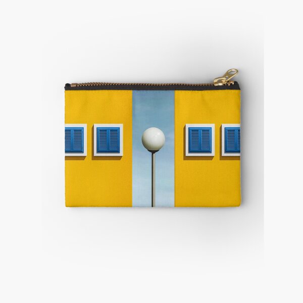Item preview,  yellow wall blue window with single street lamp designed and sold by mister-john.