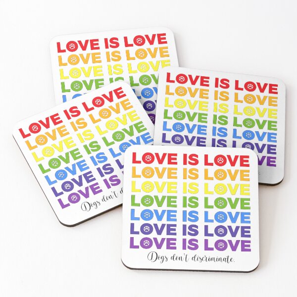 Item preview, Love is Love Rainbow Paw Print Equality designed and sold by GiaoCalonas.