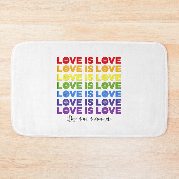 Item preview, Love is Love Rainbow Paw Print Equality designed and sold by GiaoCalonas.