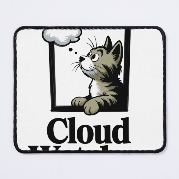 Item preview, Cat Cloud Watcher Philosophical designed and sold by JebliDesign.