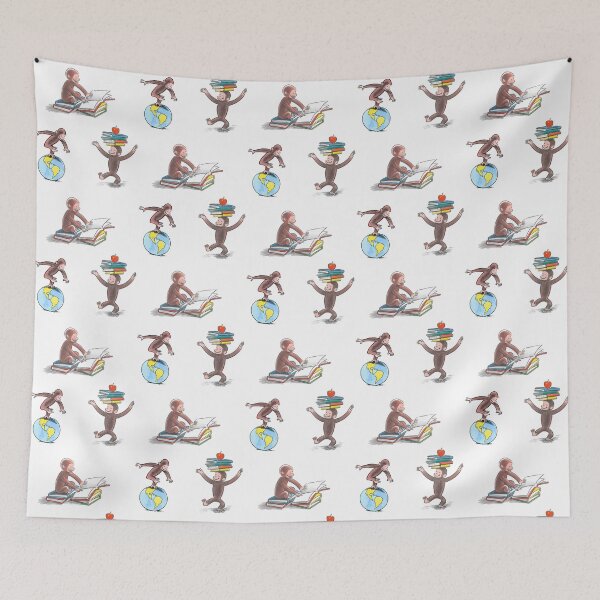 Item preview, Cute Curious George Childrens Book Illustrations Sticker Pack designed and sold by PlasticandyShop.