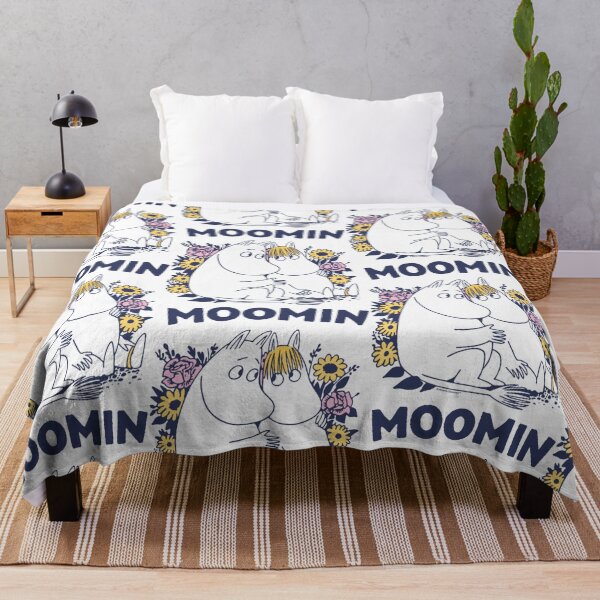 Item preview, Moomin Moomintroll Snorkmaiden Flowers designed and sold by framiorville.