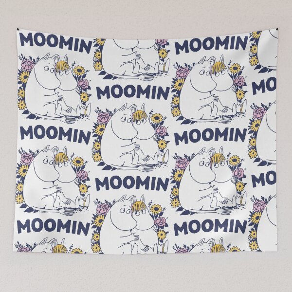 Item preview, Moomin Moomintroll Snorkmaiden Flowers   designed and sold by framiorville.
