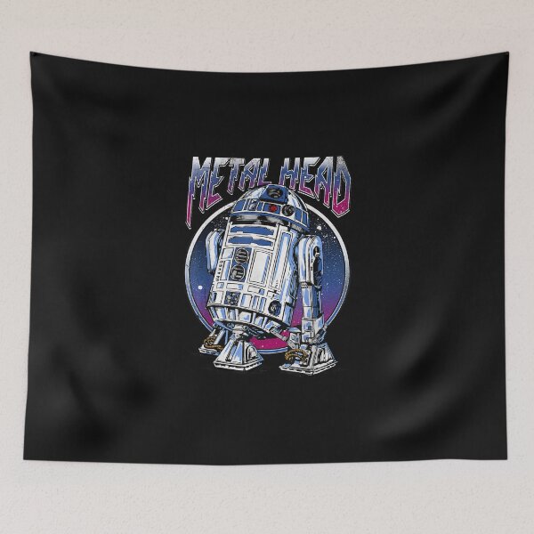Item preview, R2D2 Metal Head Vintage Disney+ designed and sold by AndrewMiddleton.