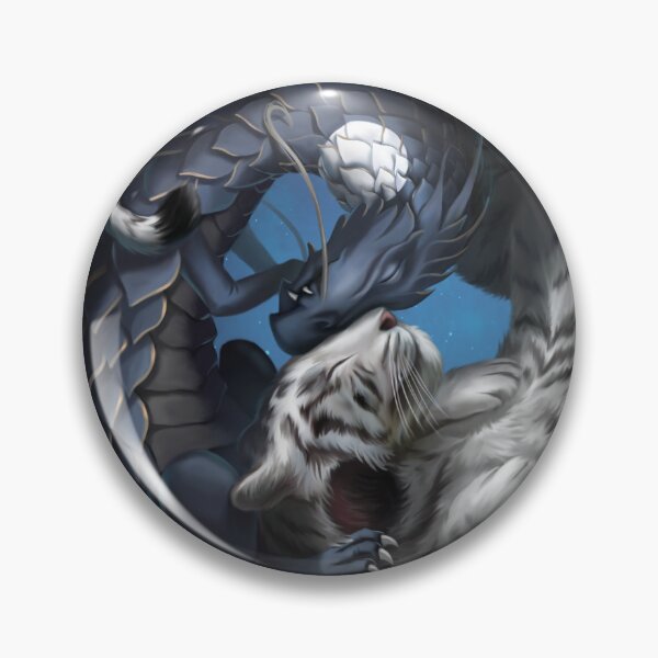 Item preview, Yin and yang Tiger and Dragon designed and sold by ntdespoina.