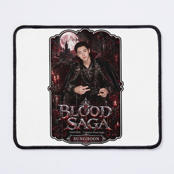 Item preview, Blood Saga Sunghoon ENHYPEN Dark Royalty Tour Graphic designed and sold by Valeree Store.