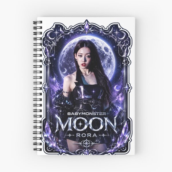 Item preview, Rora BABYMONSTER Gothic Blue Vampire Princess Artwork Print designed and sold by Valereekmerch.