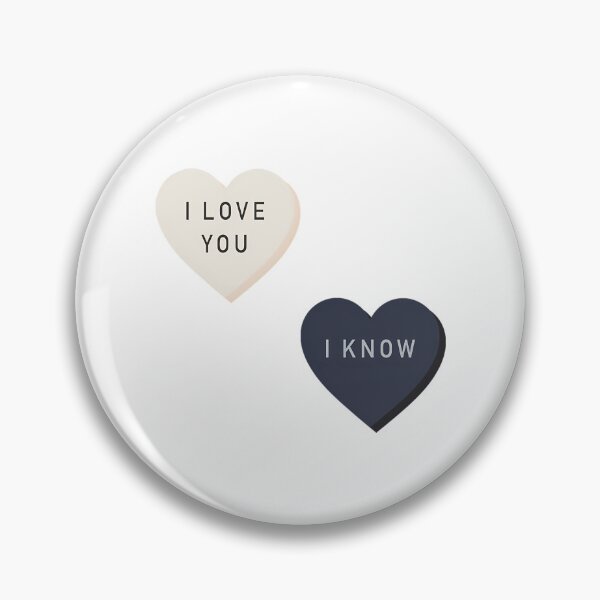 Item preview, Han Solo And Princess Leia Conversation Hearts (Sticker Pack) designed and sold by demiwither.