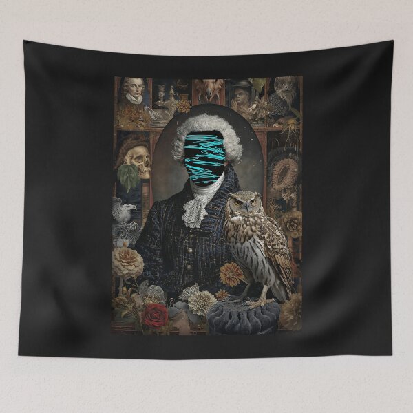 Item preview, The Defaced Gentleman and His Owl designed and sold by Ingorgia Studio.