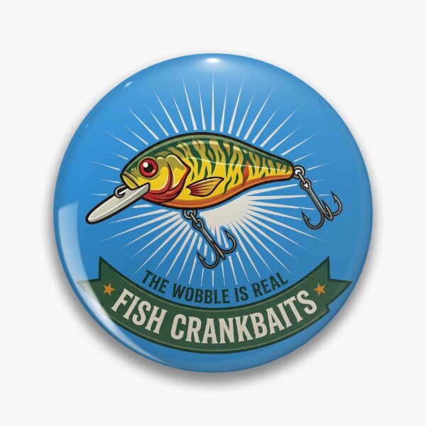 Item preview, The Wobble Is Real - Vintage Fishing Lure Graphic designed and sold by ThirdShiftLab.