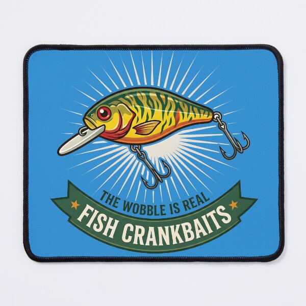 Item preview, The Wobble Is Real - Vintage Fishing Lure Graphic designed and sold by ThirdShiftLab.