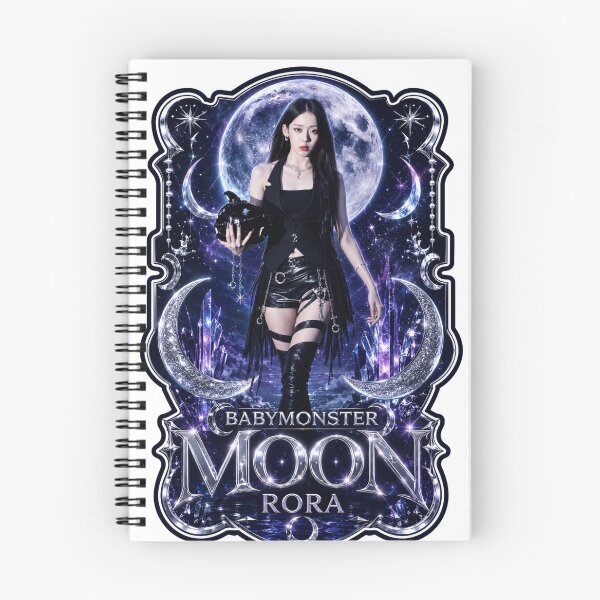 Item preview, MOON Rora BABYMONSTER Sapphire Moon Vampire Fanmade Graphic designed and sold by Valereekmerch.