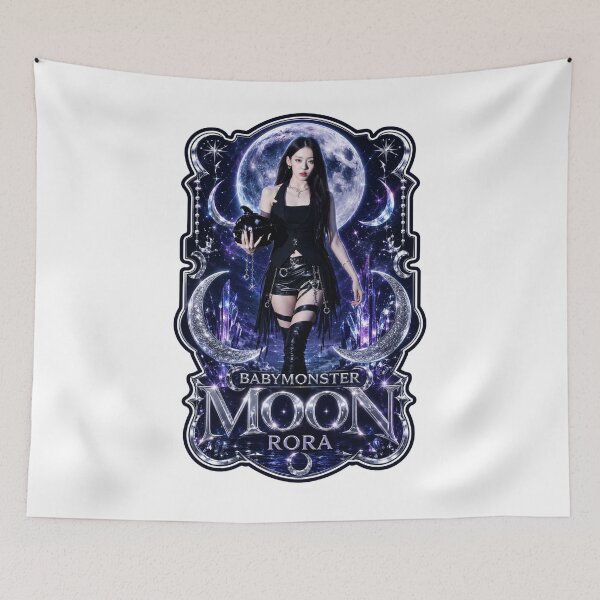 Item preview, MOON Rora BABYMONSTER Sapphire Moon Vampire Fanmade Graphic designed and sold by Valereekmerch.