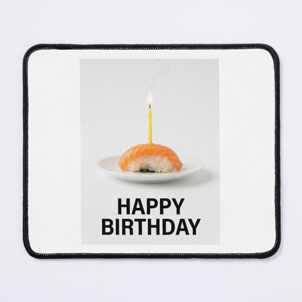 Item preview, Sushi birthday cake funny prank meme gift weird designed and sold by CheeseBlueprint.