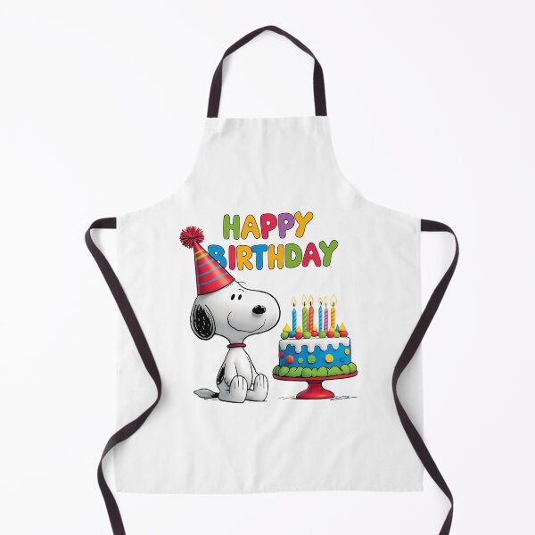 Item preview, Happy Birthday Adorable Cute Snoopy With Birthday Cake designed and sold by PlasticandyShop.