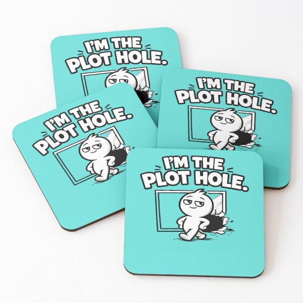 Item preview, I'm the Plot Hole | Funny Comic Meme Design designed and sold by VasiArtLab.