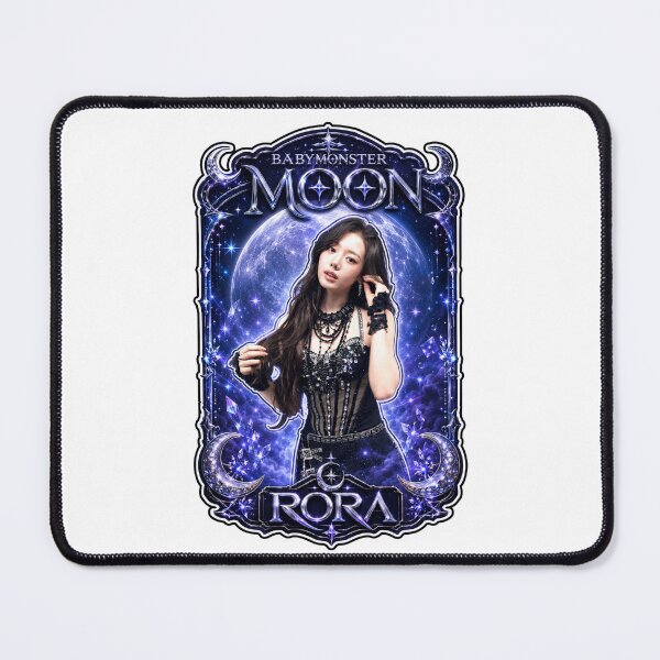 Item preview, Velvet Night Rora BABYMONSTER Blue Gothic Fanmade Poster designed and sold by Valereekmerch.