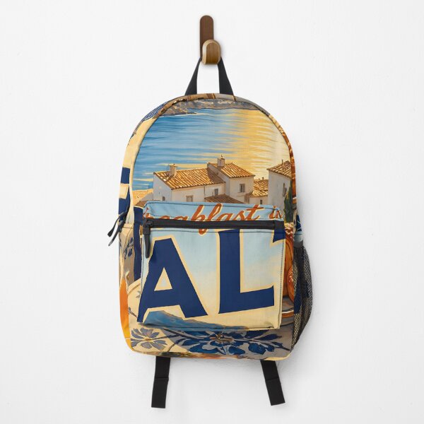 Item preview, Breakfast in Altea, Spain: Scenic -Style Painterly Travel Poster designed and sold by LSVart.