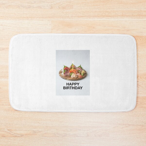 Item preview, Sashimi birthday cake funny prank meme gift weird designed and sold by CheeseBlueprint.