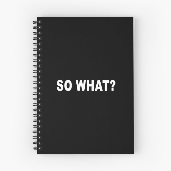 Item preview, So what? designed and sold by BigTime.