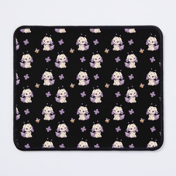 Item preview, Lunii the Stardust Bunny Cute Kawaii Pattern designed and sold by Little Dora Art.