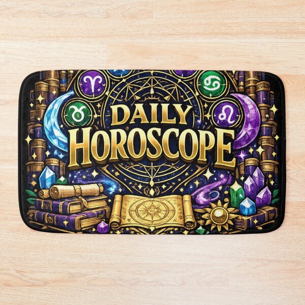 Item preview, Mystical Zodiac Astrology Library Daily Horoscope Fantasy Design designed and sold by irfanshikh.