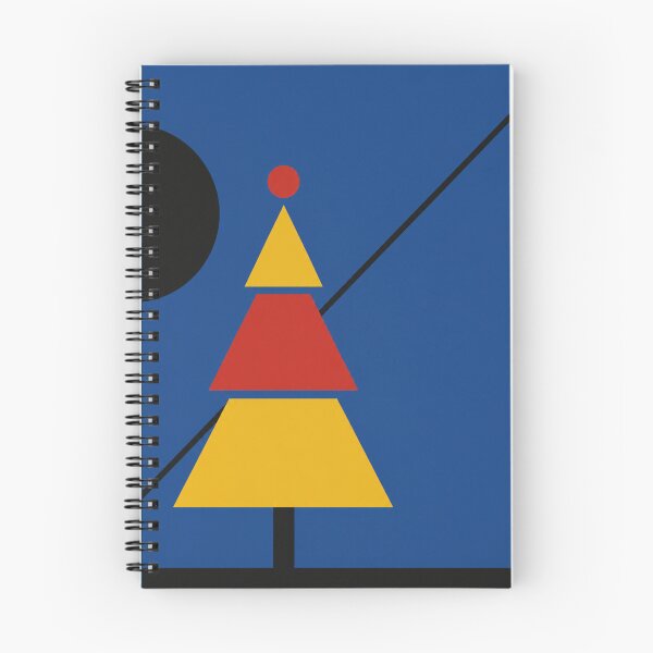 Item preview, Bauhaus Christmas Tree — Primary Colour Geometric Design designed and sold by Planthem.