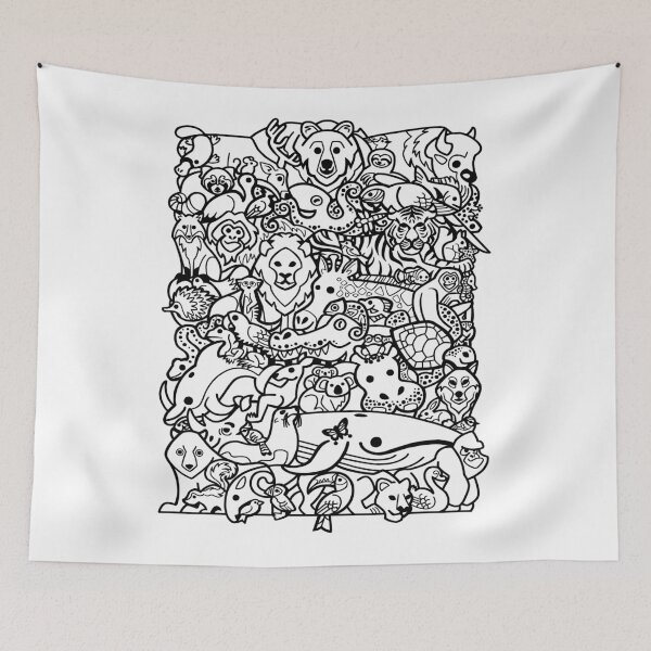 Item preview, Animal Outlines designed and sold by Wayne Minnis.