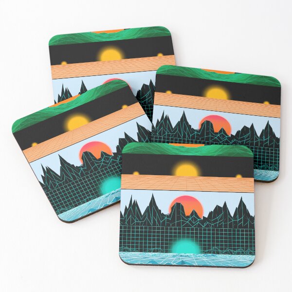 Item preview, abstract landscape, sun, mountains designed and sold by TanyaLovus.