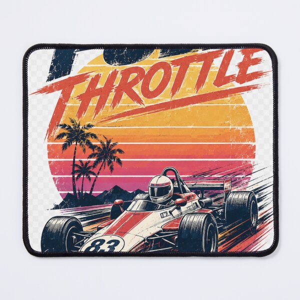 Item preview, Full Throttle Vintage Racing Graphic designed and sold by CodePaws Creations.