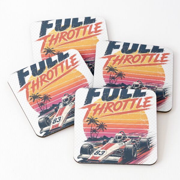 Item preview, Full Throttle Vintage Racing Graphic designed and sold by CodePaws Creations.