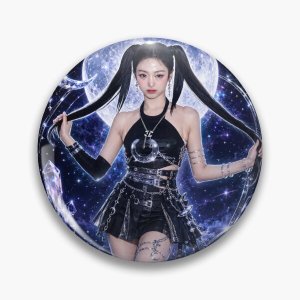 Item preview, BABYMONSTER Ahyeon Blue Vampire Ace Lunar Fan Art designed and sold by Valereekmerch.