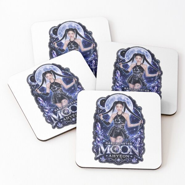 Item preview, BABYMONSTER Ahyeon Blue Vampire Ace Lunar Fan Art designed and sold by Valereekmerch.