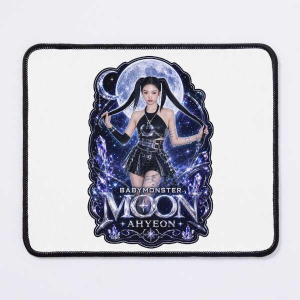 Item preview, BABYMONSTER Ahyeon Blue Vampire Ace Lunar Fan Art designed and sold by Valereekmerch.