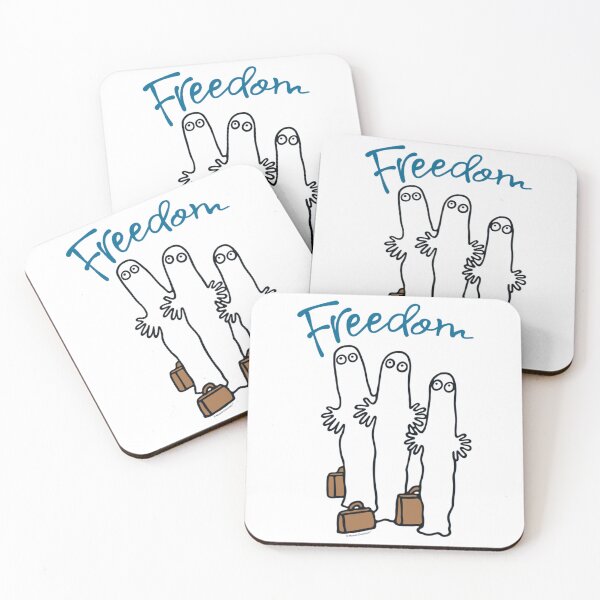 Item preview, Moomin The Hattifatteners Freedom   designed and sold by framiorville.