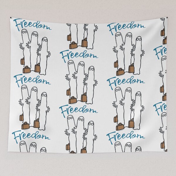 Item preview, Moomin The Hattifatteners Freedom   designed and sold by framiorville.